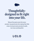 Quote about thoughtful design by Lalo with a blue hippo icon.