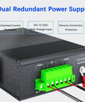 5 Port Industrial Ethernet Switch for DIN Rail Unmanaged IP40 Network Switch with dual redundant power supply