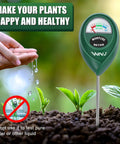 Two Pack Soil Moisture Meter For Gardens And Lawns, Easy To Read Plant Water Monitor, Hygrometer Sensor inserted in soil