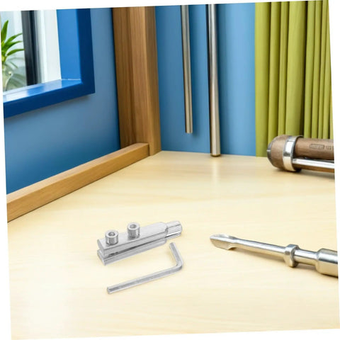 Heavy Duty Broken Valve Screw Extractor Tool Kit With 2 Pieces For Removing Stripped Pipes And Damaged Threads From Faucets Water Lines And Plumbing Projects Without Wrecking The Whole Pipe, silver metal set on table