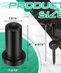 20 Set Barn Door Spacers Kit With Attachment Screws For Sliding Rail Track Hardware And Wall Spacers