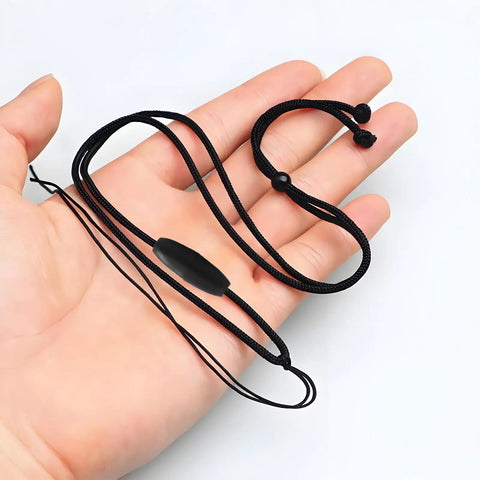 50 Pack Breakaway Clasps for Necklaces and Jewelry Making, Lightweight Plastic Bead Barrel Connectors, Lanyard Clips, in hand