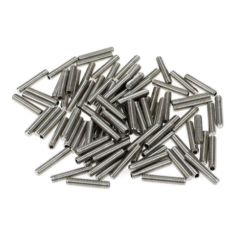 100Pcs M4 By 20Mm Stainless Steel Cup Point Socket Grub Screws With Hex Head For Gear And DIY Projects, Rust Resistant High Torque Burr Free Fixings For Auto Repair And Hobbyist Assemblies