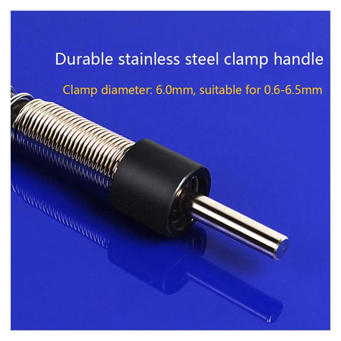 Durable stainless steel clamp handle with 6mm diameter for 6mm Rotary Flexible Shaft Angle Grinder Attachment Smooth Operator For Nitty Gritty Detail Work Lightweight Heavy Duty Construction Hit Every Nook And Cranny Daily Without The Hassle.