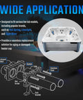 Wide application of All In One Hot Tub Heater End Cap Kit With Rubber Gaskets Aluminum Strips And Screws Universal Fit