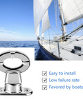 Practical 20 Pc Twist Fasteners For Quick Boat And Tent Installations Made With Durable Stainless Steel Industrial Grade Screws on sailboat