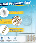 Washer Suspension Rod Replacement Kit Fits DC97-16350E DC97-16350U DC97-16350S details with materials and features.