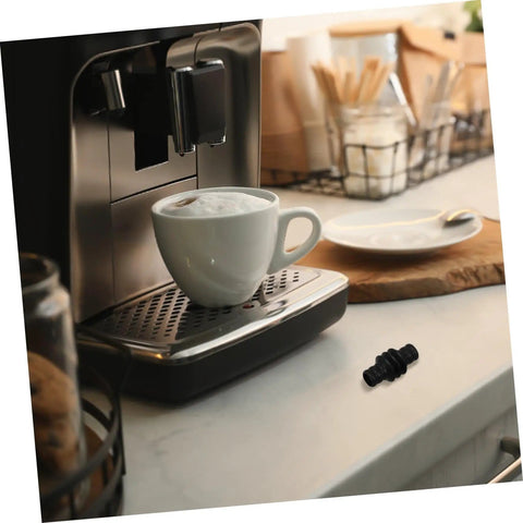 Insulated Rubber Steam Wand Sleeve for Camping Coffee Makers and Espresso Gadgets beside coffee machine