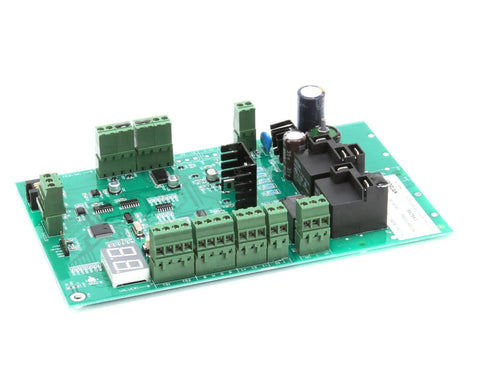 Replacement Board Controller Measure 19 14153 Industrial Grade Control Module For Commercial Refrigeration Gear And Food Service Units Ready To Install Built To Last. green PCB board controller with terminal blocks