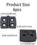 Top Shelf Black Plastic Hinges Featuring Premium Hardware Included Making Electrical Cabinet Mounting A Snap While Offering Lock Tight Security And Snappy Action For Tool Boxes And Storage Cabinets, displaying sizes and details.