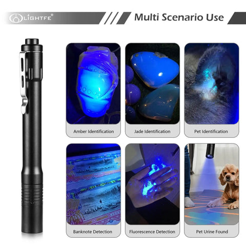 365Nm UV Flashlight Beast Power Black Light for UV Glue Curing and fluorescence detection in diverse scenarios