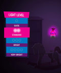 Licensed Trolls World Tour Poppy LED Night Light Plug In Dusk To Dawn With Pink Glow UL Listed illuminating a dark room