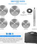 Truck Hub Seal Installer Kit Fits Class 7 And Class 8 Rigs Trailers And Some Medium Duty Trucks 5 Piece Set with carry case