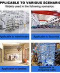 Heavy Duty Manual Crane Workhorse in warehouse, factory, family, and shopping mall settings, showcasing versatile applications.