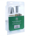 Valve Repair Kit For Bathtub And Shower Replacement With Verve Handles DIY Friendly Easy Install Durable Brass Construction Polished Chrome Finish For Modern Bathroom Upgrade in packaging