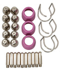 26Pack Plasma Cutter Torch Consumables Kit For LTP5000D LTPDC2000 LTPAC2500 with copper alloy nozzles, electrodes, and ceramic tips