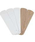 Replacement 20.5 Inch Ceiling Fan Blades Set For 52 Inch Fans No Fuss Installation With Reversible Finishes Five Piece Kit