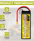 3S Lipo Battery 11V 2000mAh 35C With XT30 Plug And USB Charging Cable For RC Cars Trucks Boats Drones And FPV Quadcopters