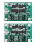 Straight Up Badass 3S 40A Protection Board For 12V Lithium Battery Packs, dual-layer circuit boards with balance charging features.