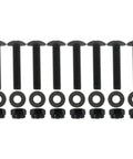 Drop Through Longboard Hardware Kit 1 1/4 Inch Pan Head Bolts With Washers And Nuts Multicolor Includes 8 Bolts 8 Washers And 8 Nuts