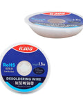 Pro Grade Desoldering Wire Solder Wick For Electronics Fast Heat Conduction Copper Wick For PCB Boards 1.5m Length 4mm Width 1mm Thickness Easy Solder Removal High Purity Copper spool