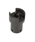Chrome Vanadium Drum Impact Socket For One Half Inch Ratchet Drive Opens Two Inch And Three Quarter Inch Drum Plugs; black steel socket