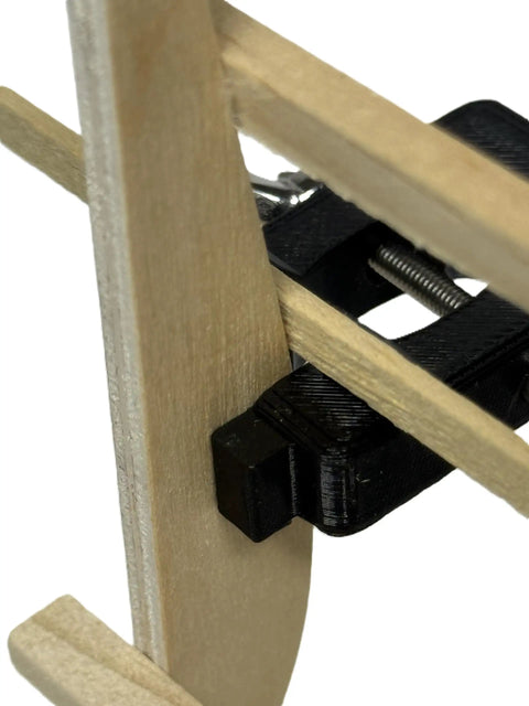 5 Piece Hull Planking Clamps For Wooden Model Ship Kit With Frame Plank Holder Tool Wingnut Tightening Keeps Your Hull Secure