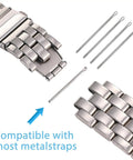 360 Piece Watch Band Pins Kit, Stainless Steel Cotter Pins, Replacement Link Pins For Watch Bands, 18 Sizes, 6 To 23mm