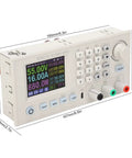 CNC DC-DC Boost Power Supply Module 6-70V To 0-60V Adjustable Step Up And Down Converter for Lab Projects with dimensions shown