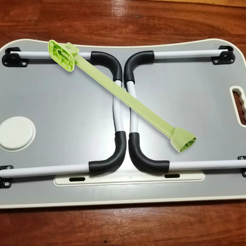 Foldable Table Legs Set Of 4 For Furniture And Laptop Desks Super Easy Setup And Removal Lightweight Light Green Plastic And Iron