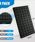 4 Pack Acoustic Foam Panels For Studio Soundproofing, 2 Inch Thick, 24 By 48 Inch Wedge Tiles To Cut Echo, Reverb, And Noise