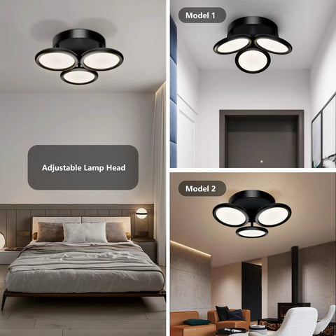 Modern Black Wall Sconce With No Fuss Pull Chain Globe Glass Shade Wall Light Fixture shown in a bedroom and hallway setting.