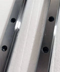 Stainless Steel Linear Guide Rail Set With Four Carriages, Two Pieces, Range 300mm To 1500mm, HGH25CA Compatible, A Real Workhorse For CNC Machines, 3D Printers, Engraving Platforms, And Automated Inspection Systems close-up