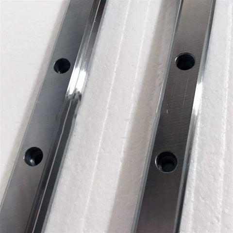 Stainless Steel Linear Guide Rail Set With Four Carriages, Two Pieces, Range 300mm To 1500mm, HGH25CA Compatible, A Real Workhorse For CNC Machines, 3D Printers, Engraving Platforms, And Automated Inspection Systems close-up