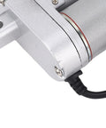 Close-up of Heavy Duty Electric Linear Actuator DC 24V 25 Millimeter Stroke 100 Newton Thrust component showing aluminum alloy casing.
