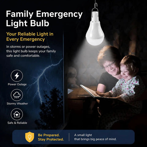 Solar LED Light Bulbs For Indoor Home Chicken Coop And Outdoor Use Waterproof Rechargeable Lanterns Provide Emergency Lighting