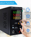 High Precision Variable Power Supply 60V 5A 300W Bench Regulated Unit With 4 Digit LED Display USB Port 9V 2A 18W