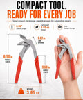 Push Pin Pliers That Make Car Clip Removal A Breeze, Quick Trim And Door Panel Clips Remover, Auto Plastic Fastener Tool Kit, Bumper Clips, Rivets, And Interior Repair Essentials, 6.50 in