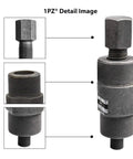 Double Head Magneto Flywheel Puller Tool With 24Mm Right Hand And 27Mm Left Hand Threads For Kawasaki Honda Yamaha Suzuki Ktm GY6 50Cc 125Cc 150Cc Scooter ATV Dirt Bike Engine Repair Accessory close-up detail images