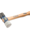 12 Oz Double Face Rubber Mallet With Soft And Hard Tips And Hickory Handle Built With Triple Wedge Construction For Framing