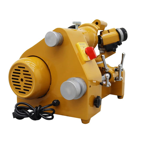 Professional Grade Benchtop Cutter And Drill Bit Sharpener Machine For High Speed Steel Carbide showing detailed side view.
