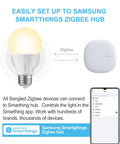 Zigbee Smart Light Bulbs With Hub Required For Easy Setup, Works With SmartThings And Echo, voice control, soft white 60W A19