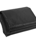 Tough as Nails Forklift Cover 210D Oxford Fabric Universal Fit Up To 8000 lbs, folded, showing durable black material