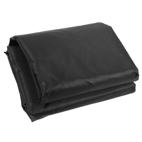 Tough as Nails Forklift Cover 210D Oxford Fabric Universal Fit Up To 8000 lbs, folded, showing durable black material