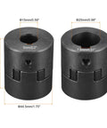 Rock Solid Flexible Coupling Shaft 15mm To 25mm Bore 52mm Length 44.5mm Outer Diameter Motor Coupler Joint For Servo