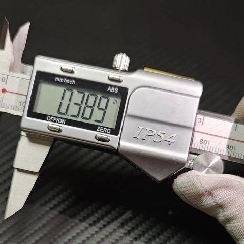 Blade Style Electronic Caliper For Small Grooves, Stainless Steel Measuring Tool, digital display 0.1389 inch reading