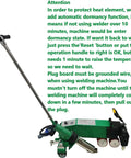 Professional Pro Level Ready 5500W Electric Hot Air Plastic Welder with handle and operations panel for PVC TPO roof seams.