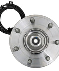Front Wheel Bearing And Hub Assembly For 2010 To 2014 Ford F 150 Awd showing the unit with smooth finish and mounting bolts.