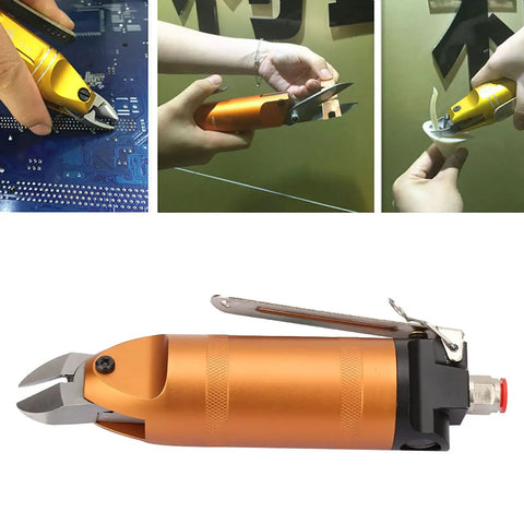Pneumatic Nipper Tool With Pro Grade HS20 S5 Scissors And Cutter Head Auto Cutting Pliers used on circuit board and plastic