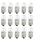 Get Your Tech Stash Ready with These Bad Boys, E10 Screw Base Miniature Bulbs, 24V 1.5W Warm Yellow Light for Your Flashlights and Indicators, 15 Pack in Box